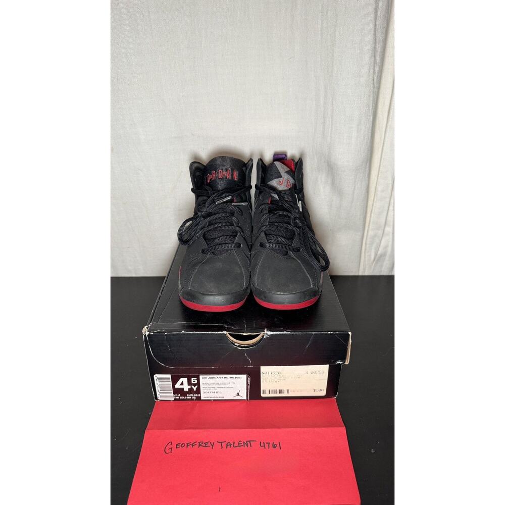 Air Jordan 7 Retro “Raptors” (GS) – Black/Purple – Size 4.5Y